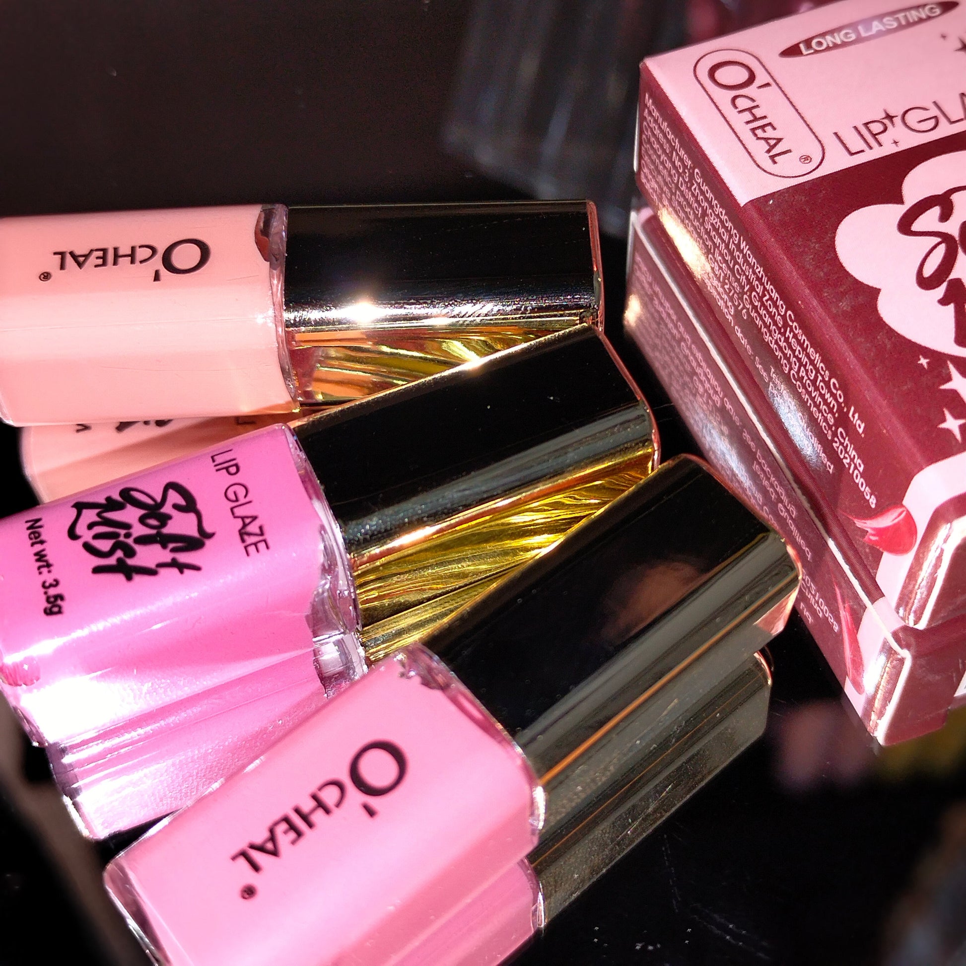 OCHEAL Moisturizing Lip Tint & Matte Velvet Waterproof Mini Lipstick 3Pcs Set Easy Beauty Nepal