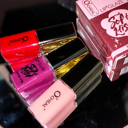 OCHEAL Moisturizing Lip Tint & Matte Velvet Waterproof Mini Lipstick 3Pcs Set Easy Beauty Nepal