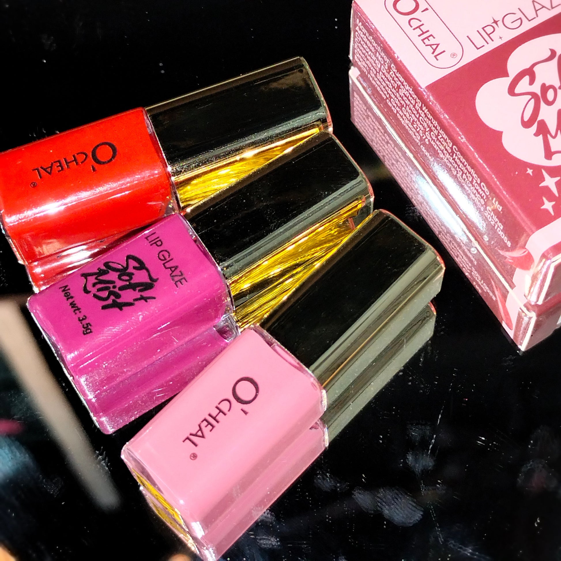 OCHEAL Moisturizing Lip Tint & Matte Velvet Waterproof Mini Lipstick 3Pcs Set Easy Beauty Nepal