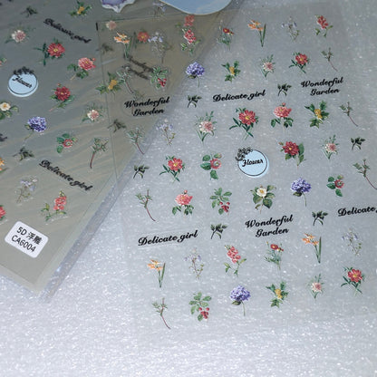 MOSR Nail Art Flower DIY Sticker For Nails Mask Queen Nepal