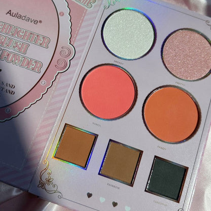 AULADAVE Fashion 38 Color Eye & Face Palette Makeup Book AU1688 Easy Beauty Nepal