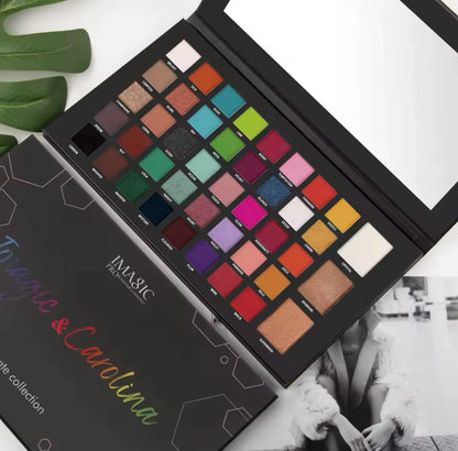 IMAGIC Professional Cosmetic Carolina 43 Colors Eyeshadow Palette