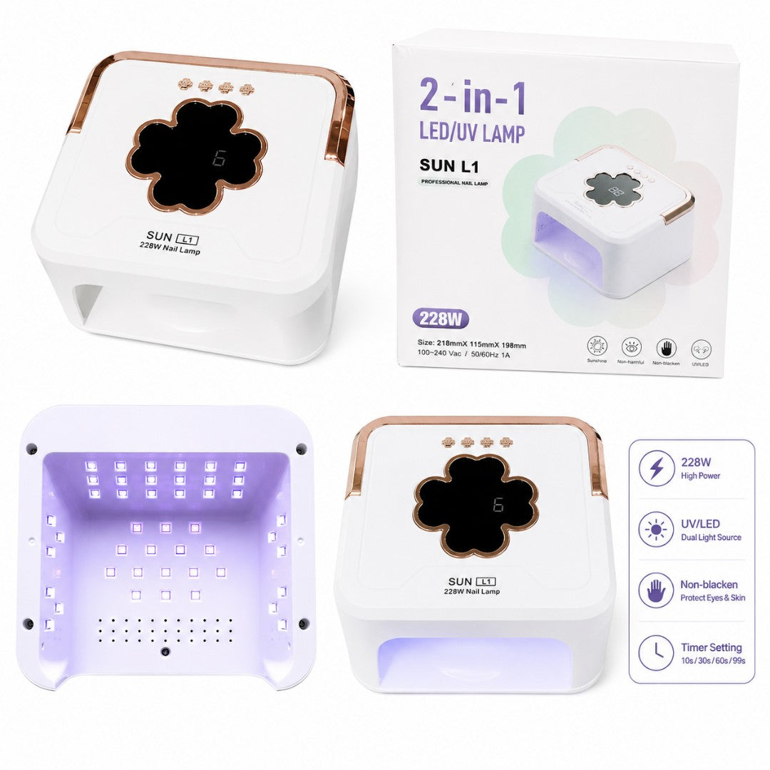 Sun L1 228W LED Nail UV Lamp Mask Queen Nepal