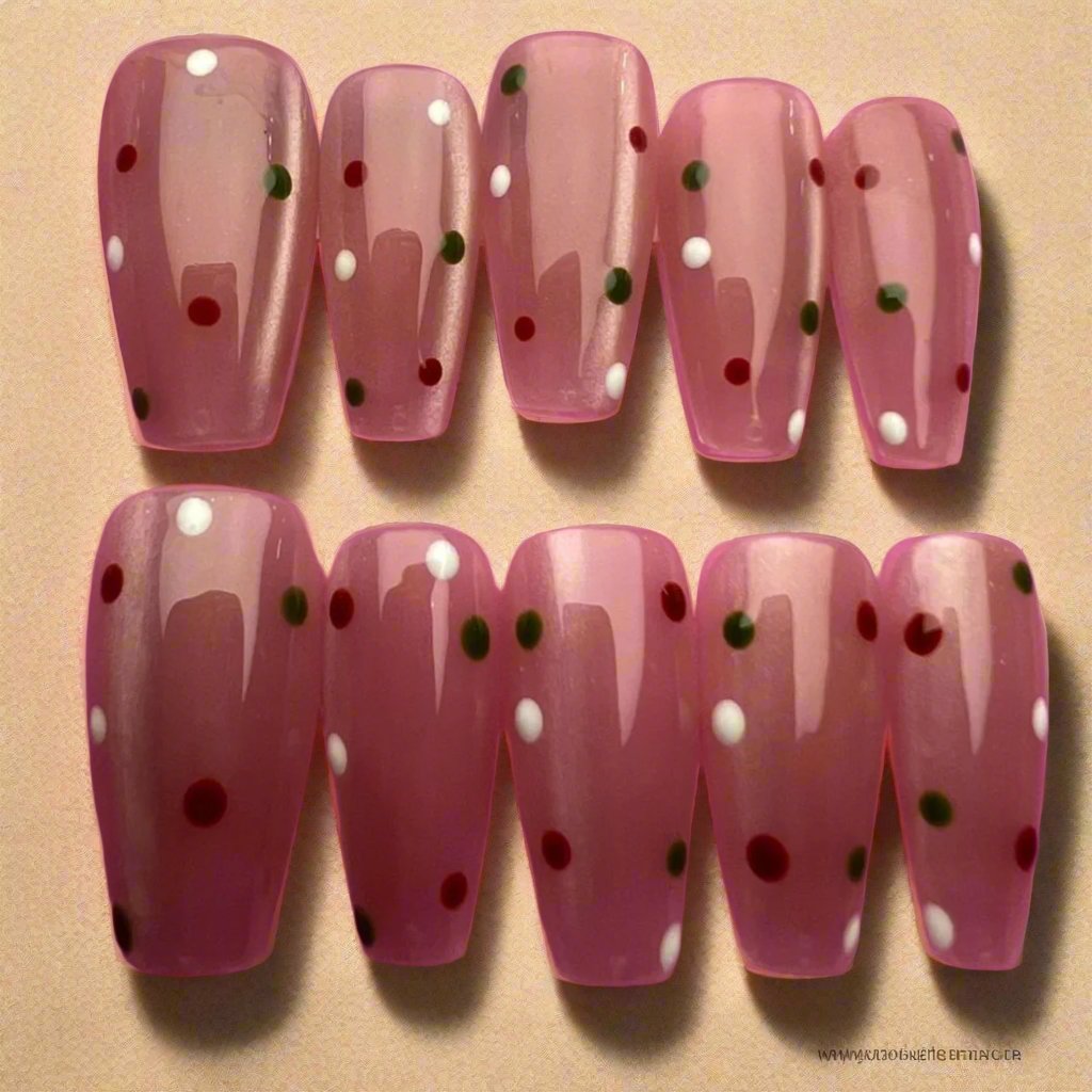 Press On Nail Long Coffin Nails Shape 10Pcs Mask Queen Nepal