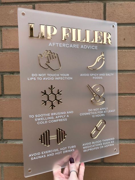 Aftercare Advice And Nail Shape Display Sign Board Mask Queen Nepal