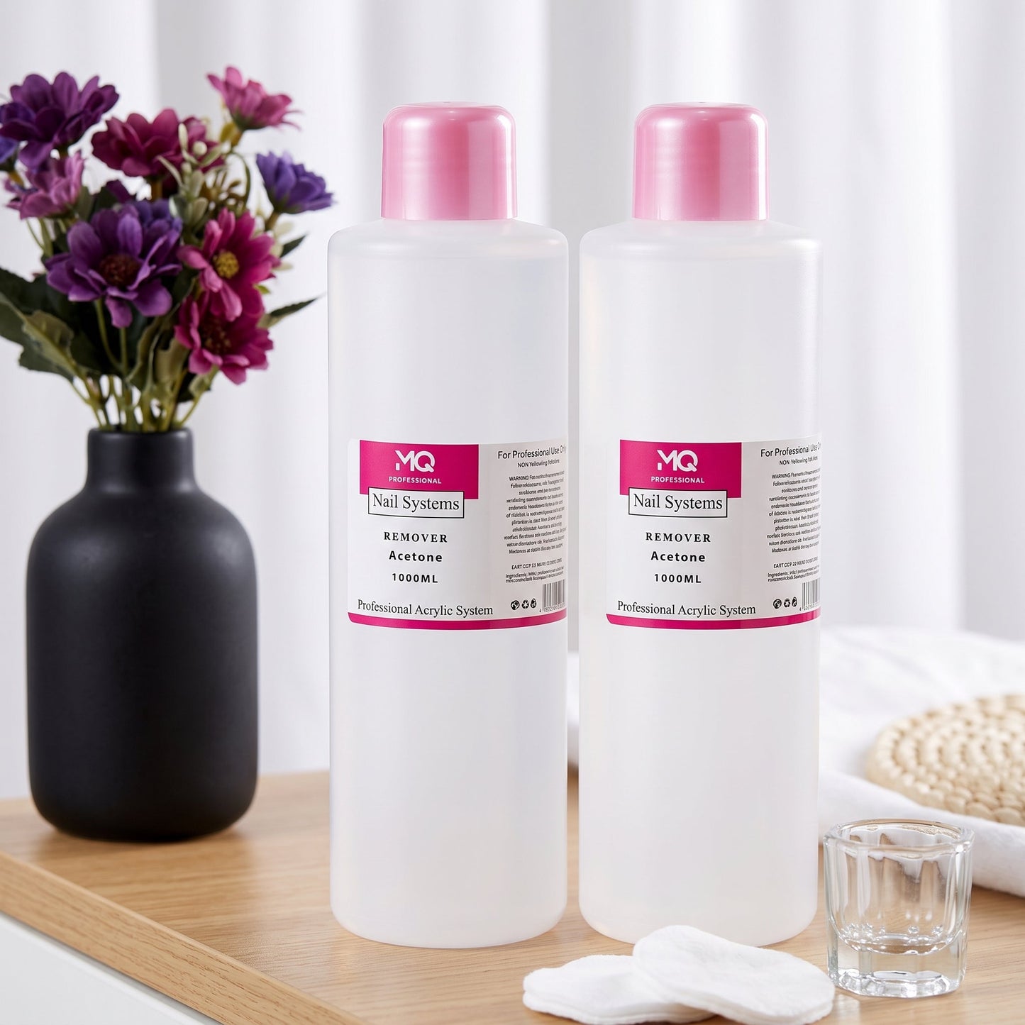 MQ Professional Nail System Acetone, Cleanser & Cuticle Remover 50 to 1000ml Mask Queen Nepal