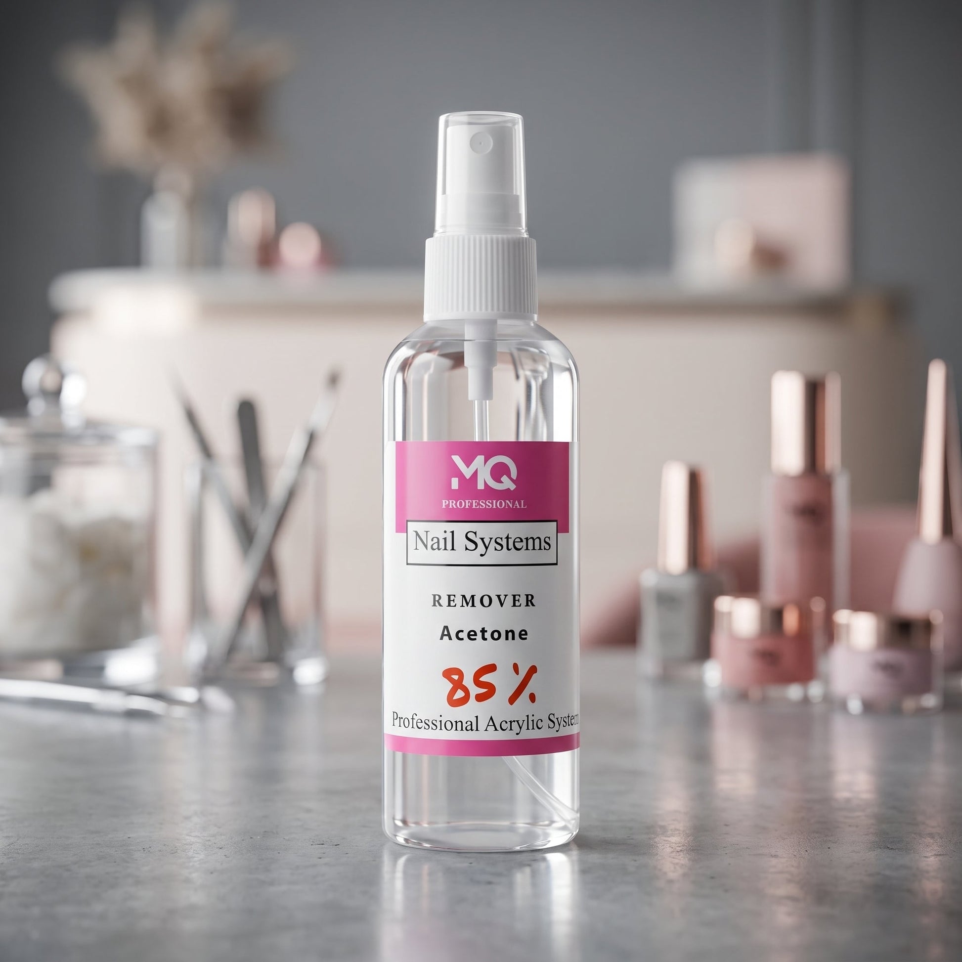 MQ Professional Nail System Acetone, Cleanser & Cuticle Remover 50 to 1000ml Mask Queen Nepal
