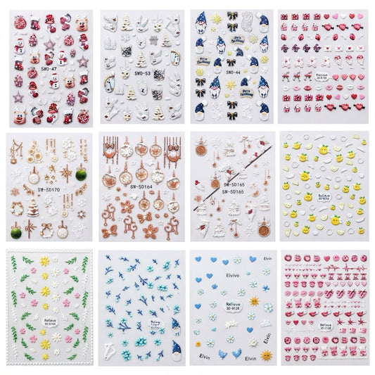 Nail Art Sticker Random 5pcs Packet Mask Queen Nepal