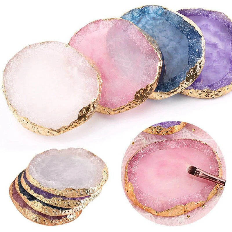Nail Art Display Board Reusable Resin Colour Mixing Palette Mask Queen Nepal