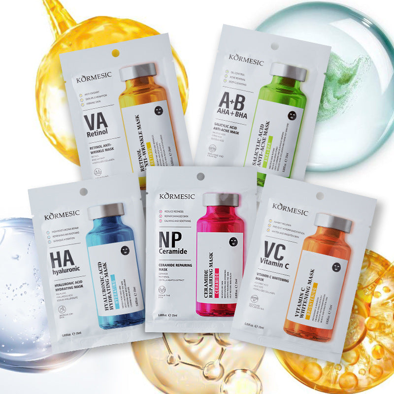 KORMESIC Hyaluronic Acid Moisturizing Vitamin C Anti Aging Facial Mask Sheet Easy Beauty Nepal