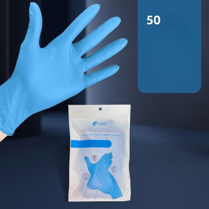 100 PCS/Box & 50 PCS/Sealed Bag Disposable Nitrile Gloves Mask Queen Nepal