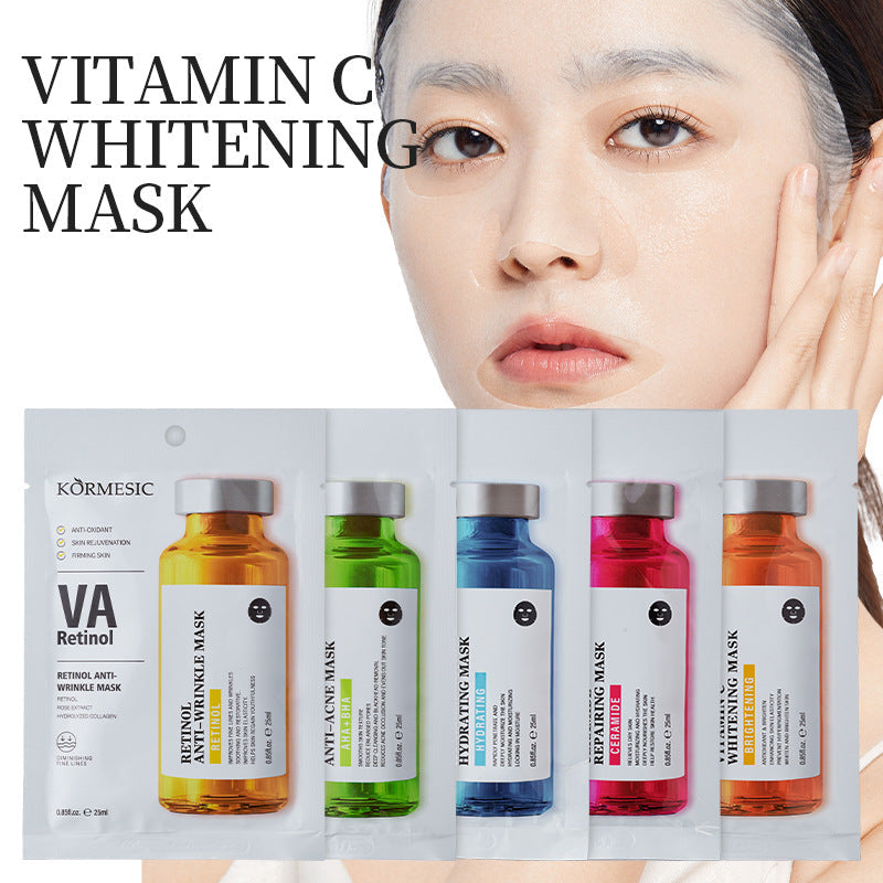 KORMESIC Hyaluronic Acid Moisturizing Vitamin C Anti Aging Facial Mask Sheet Easy Beauty Nepal