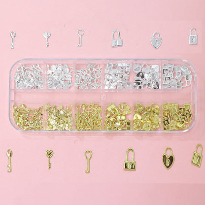 PH 12 Grid Nail Stone Box Nail Art Rhinestone Mask Queen Nepal
