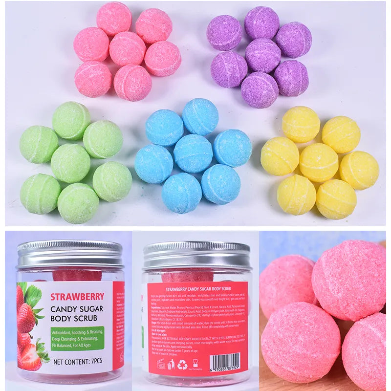 Smooth Candy Sugar Body Scrub Balls