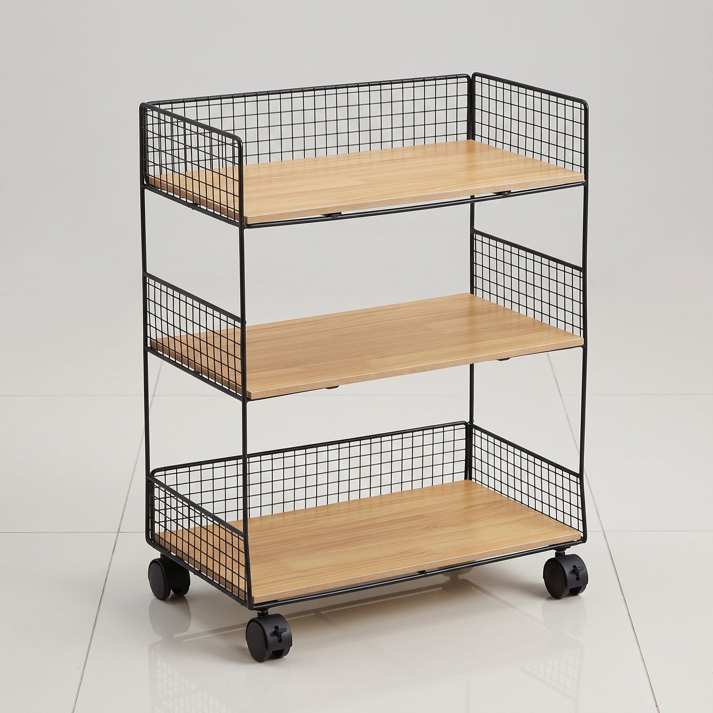 3-Tier Mobile Rolling Storage Trolley Mask Queen Nepal