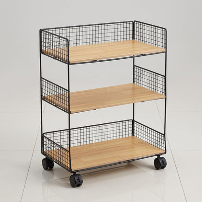 3-Tier Mobile Rolling Storage Trolley Mask Queen Nepal