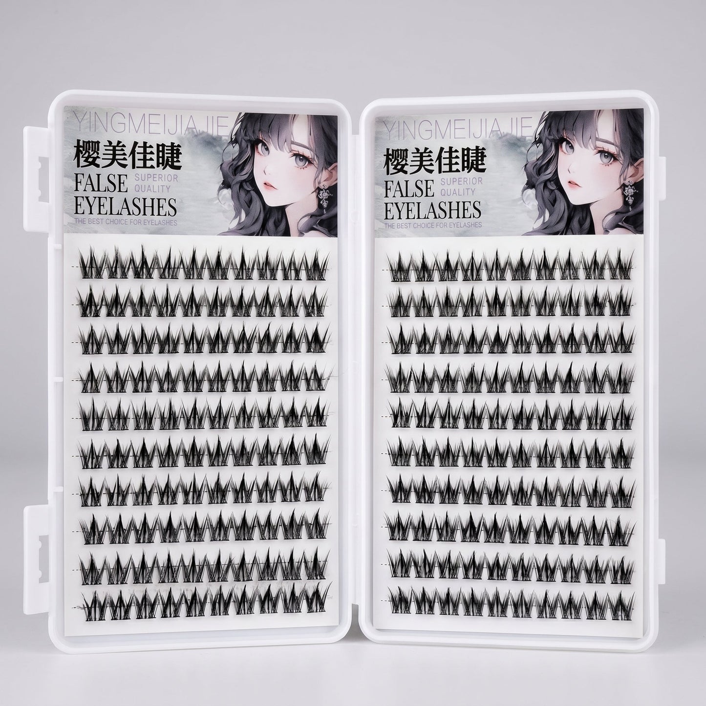 Pre Glued Mix Cluster Lash Book MJ-04 Mask Queen Nepal
