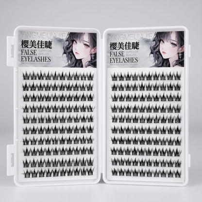 Pre Glued Mix Cluster Lash Book MJ-04 Mask Queen Nepal