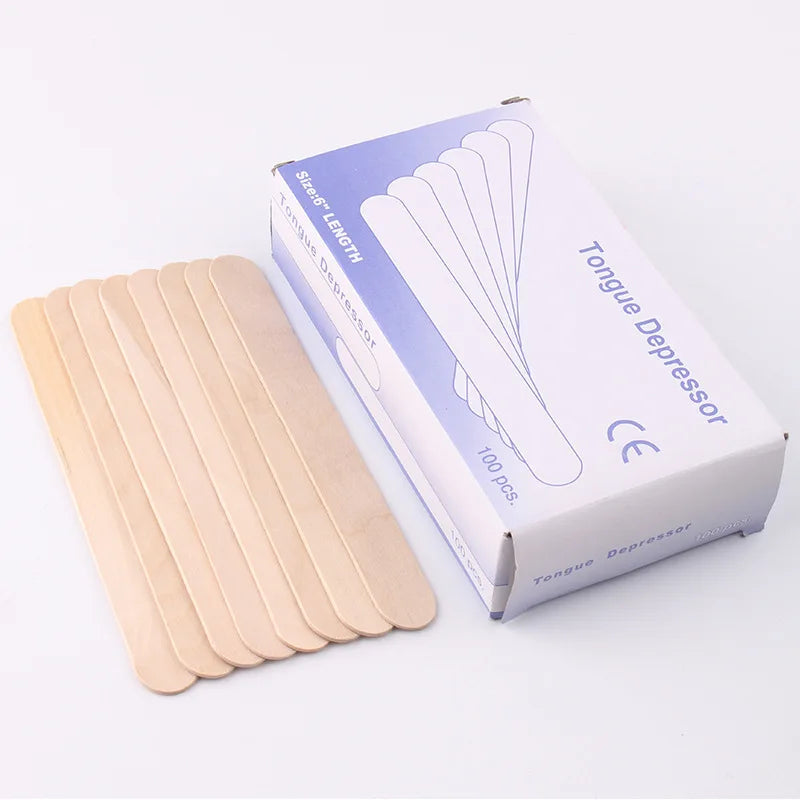 Disposable Wax Wooden Spatula 100pcs Mask Queen Nepal