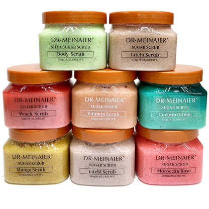 DRMEINAIER Fruit Sea Sugar Body Scrub Soften Skin Brightening Moisturizing Mask Queen Nepal