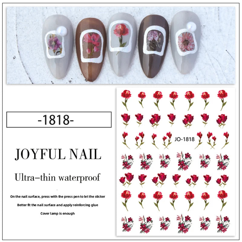 Joyful Nail Art Sticker Mask Queen Nepal