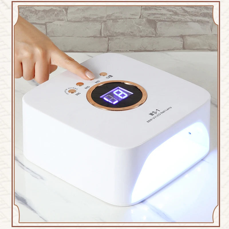 WS-1 Led Nail Lamp 88W Mask Queen Nepal