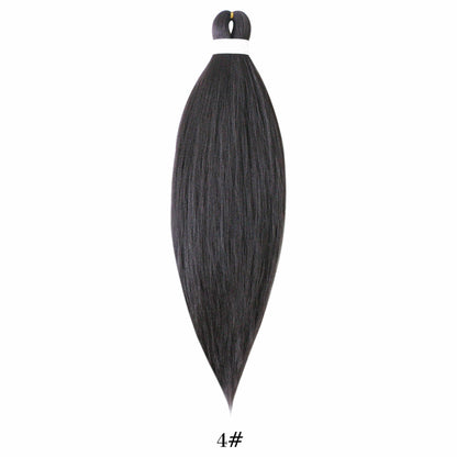 Pre Stretched Synthetic Braiding Hair Ombre Extensions Mask Queen Nepal