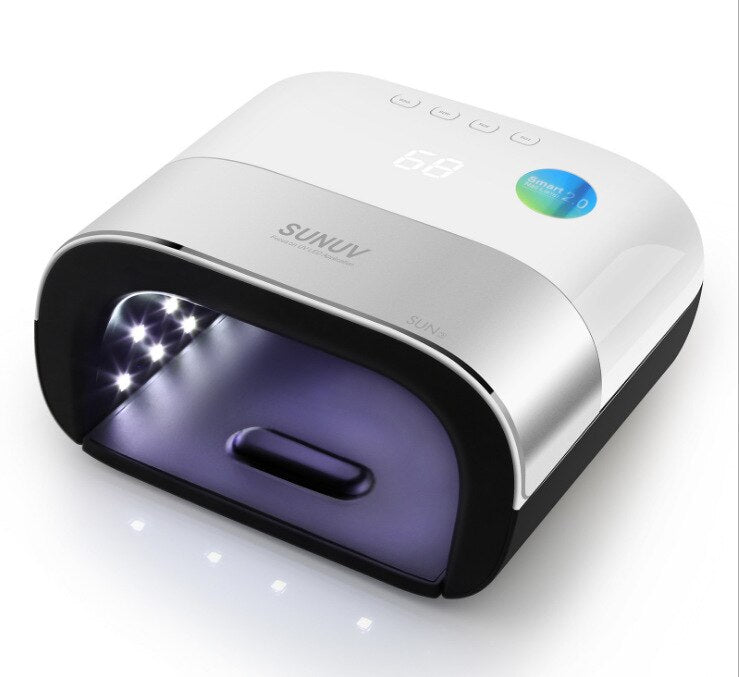 Nail Dryer Smart 2.0 48W UV LED Lamp Nail with Smart Timer Memory Mask Queen Nepal