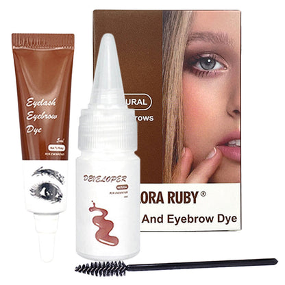 Flora Ruby Waterproof Eyebrow & Eyelash Dyeing Cream Gel Mask Queen Nepal