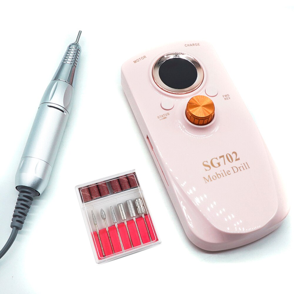 SG702 Rechargeable Nail Drill Electric Machine 35000RMP Mask Queen Nepal