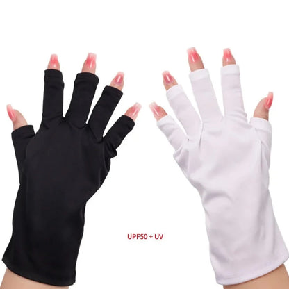 Anti UV Nail Gloves Radiation Hand Gloves Mask Queen Nepal