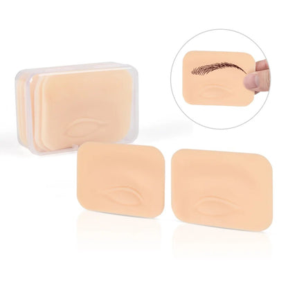 Silicone Eyebrow Fake Skin Practice for Microblading Training Mask Queen Nepal