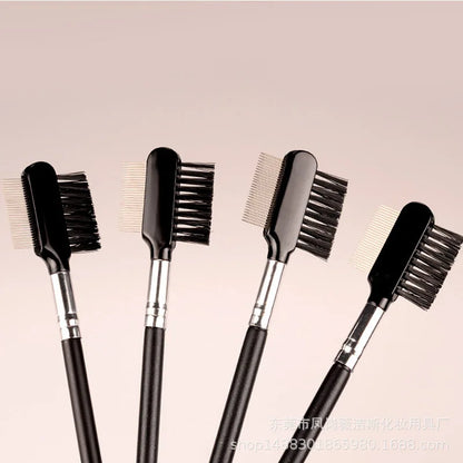 Double Sided Eye Brow Eyelash Brush - Mask Queen Nepal