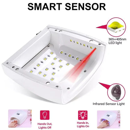 Cordless Rechargeable UV LED Nail Lamp Mask Queen Nepal