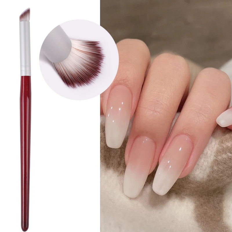 Ombre nail brush Mask Queen Nepal