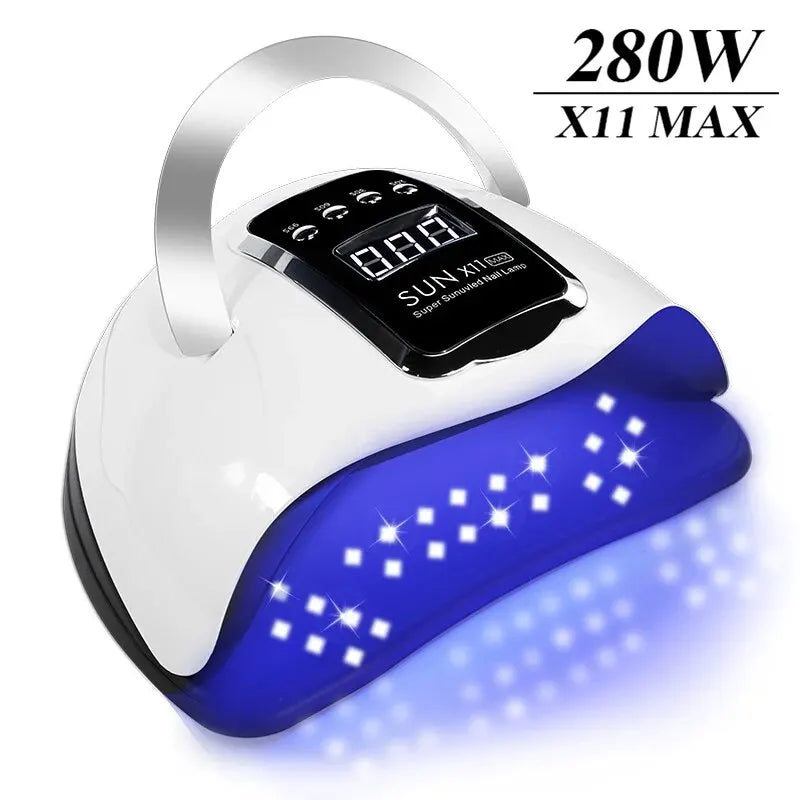 SUN X11 MAX UV LED Nail Dryer With 66LEDS Mask Queen Nepal