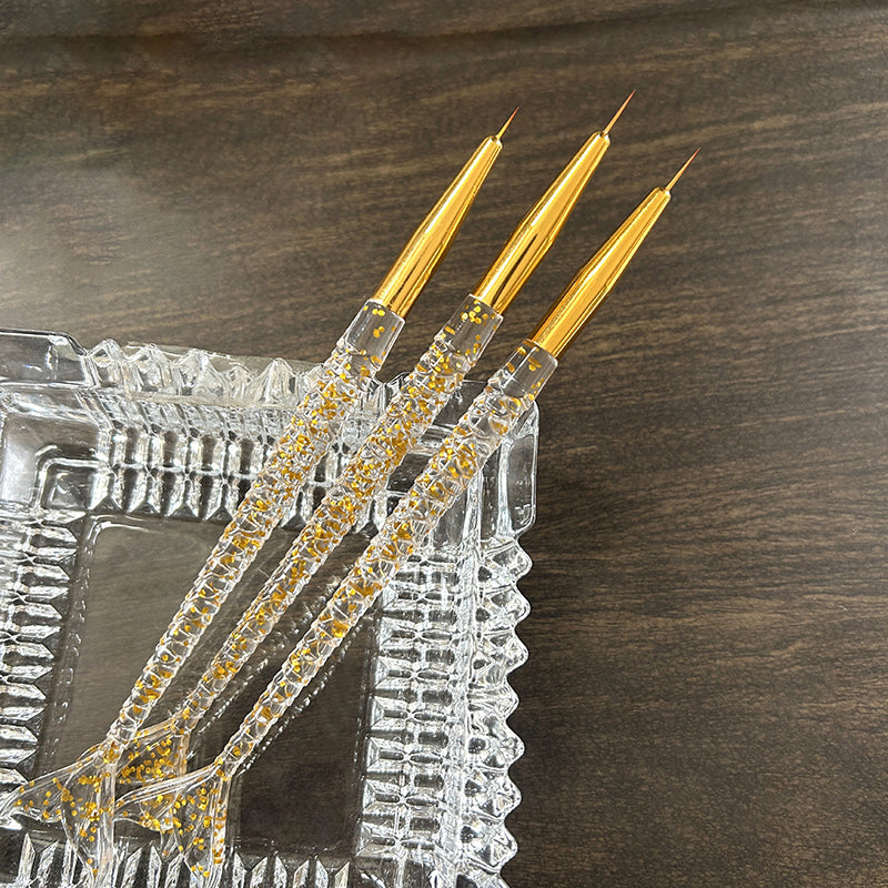 Golden Mermaid Pen Nail Art Liner Brush Mask Queen Nepal