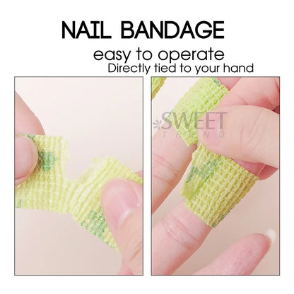 1pcs Self Adhesive Protective Tape Nail Wrap Tapes Self Adherent Strong Wrap Stickers Roll Mask Queen Nepal