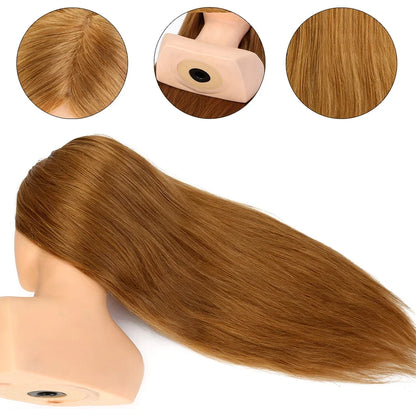 100% Human Hair Blonde Color High Grade Training Mannequin Head With Shoulder - Mask Queen Nepal