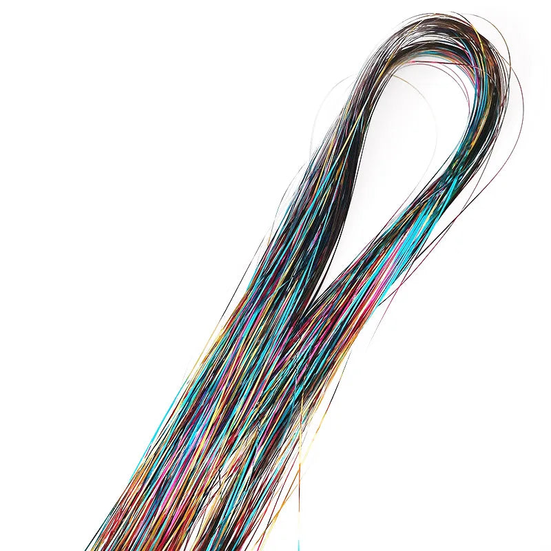 Glitter Fiber Hair Tinsel Thin Hair Extensions Mask Queen Nepal