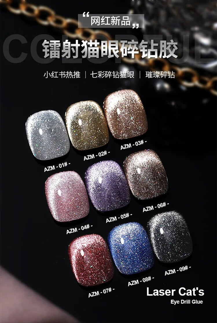 AS Crystal Disco Cat Eye Gel Polish 15ml Mask Queen Nepal