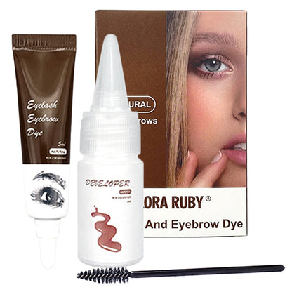 Flora Ruby Waterproof Eyebrow & Eyelash Dyeing Cream Gel Mask Queen Nepal