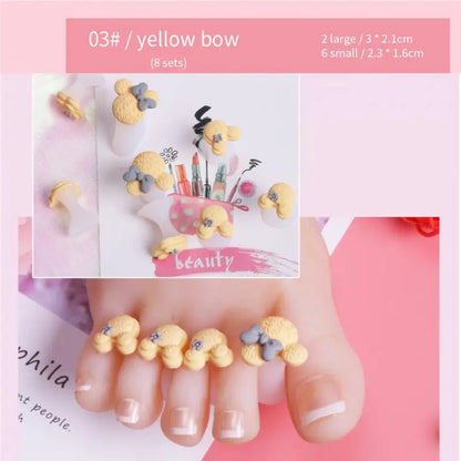 8pc Soft Silicone Toe Separator Foot Finger Divider Form Manicure Separators Pedicure Care Nail Art Tool Flower Holder Accessory Mask Queen Nepal