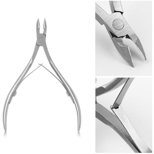 Solingen Stainless Steel Cuticle Nail Cutter Beauty Scissors Tools Mask Queen Nepal