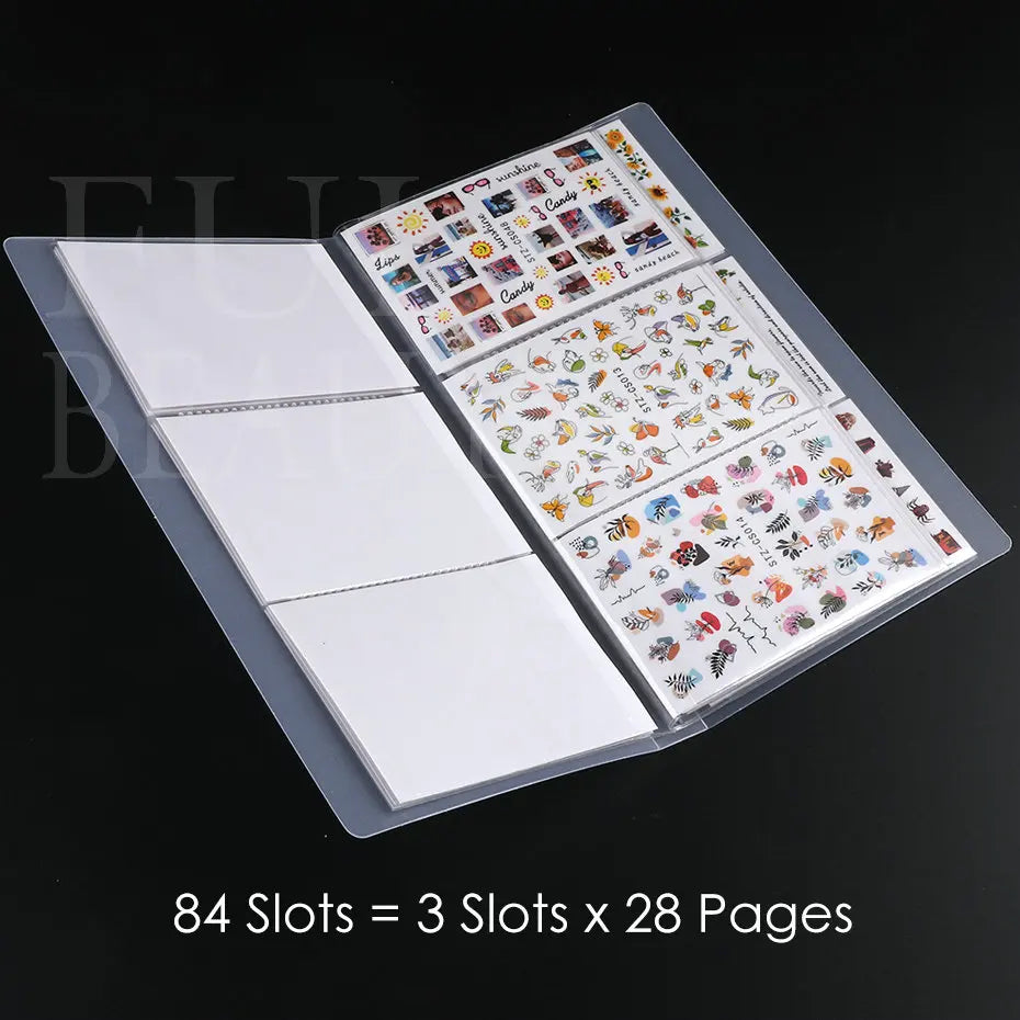 Grid Album Storage Book For Nail Art Mask Queen Nepal