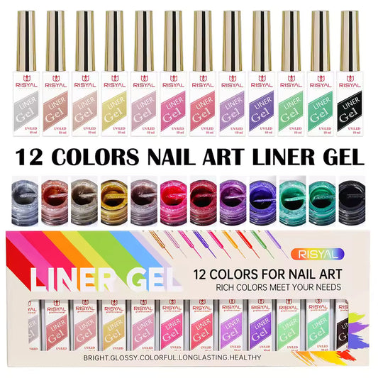 Risyal Liner Gel For Nail Art Fluorescent Color Gel Mask Queen Nepal