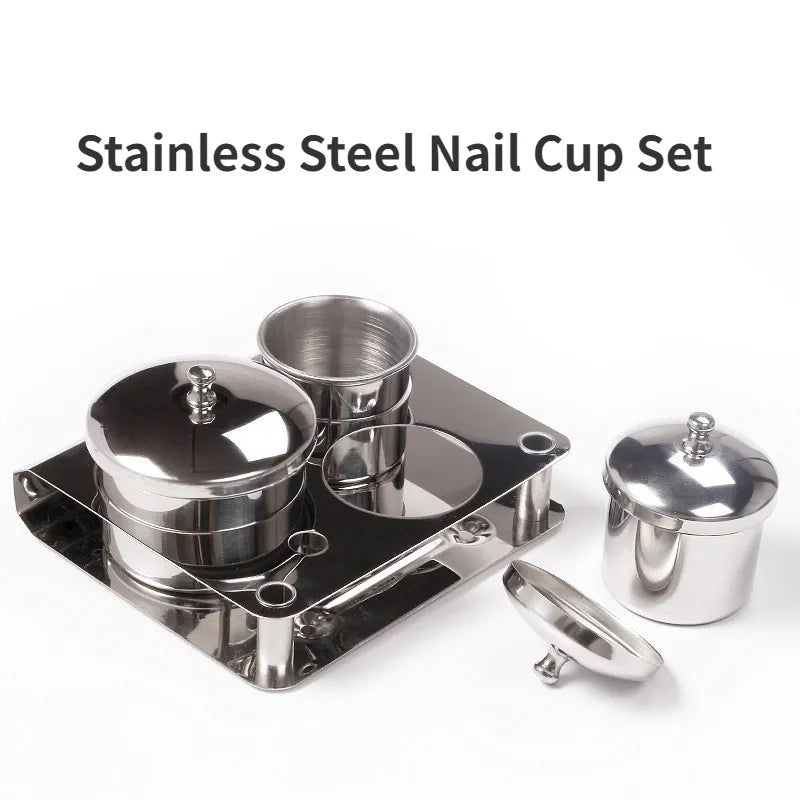 Stainless Steel Utensil Nail Cup Set Mask Queen Nepal