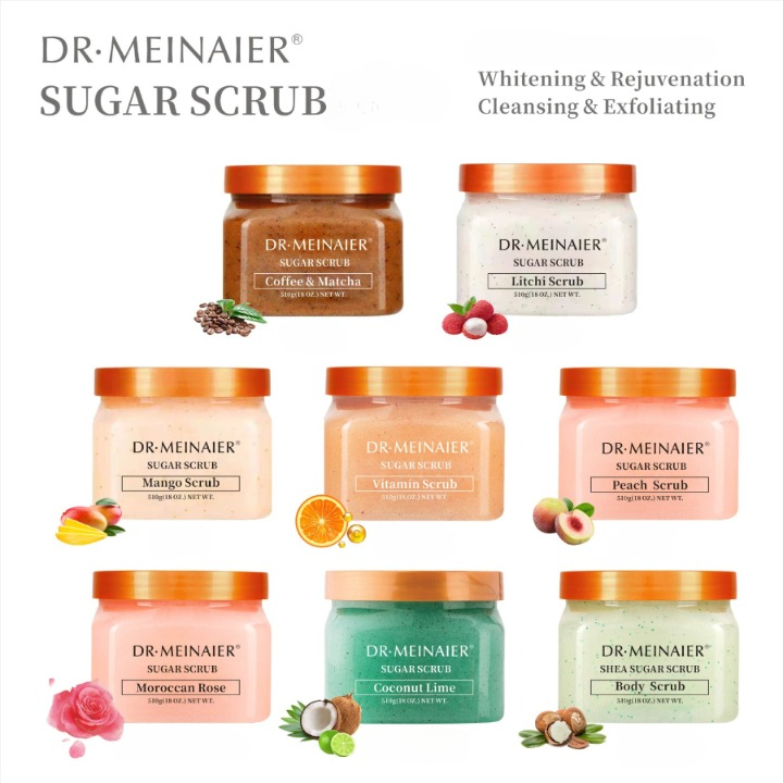 DRMEINAIER Fruit Sea Sugar Body Scrub Soften Skin Brightening Moisturizing Mask Queen Nepal