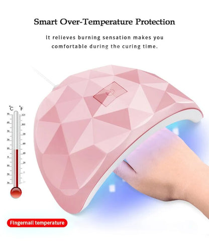 Uv Led Nail Dryer for Drying Nail Gel Polish Mask Queen Nepal