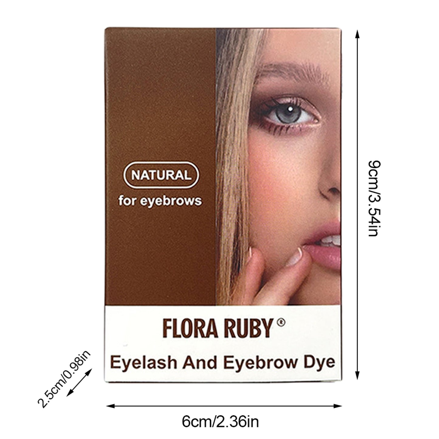 Flora Ruby Waterproof Eyebrow & Eyelash Dyeing Cream Gel Mask Queen Nepal